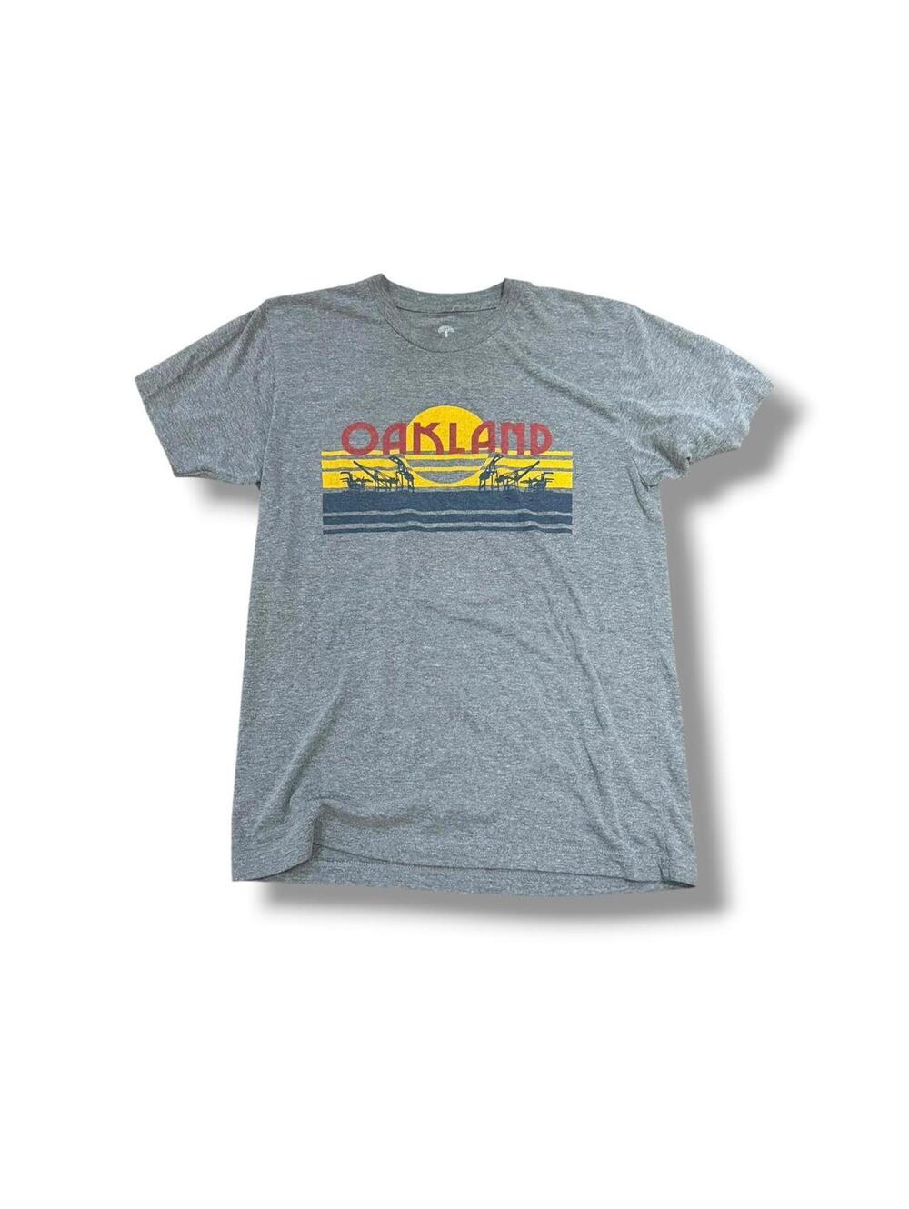 Grey Oakland Port Dino Oaklandish Tee